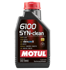 Моторное масло MOTUL 6100 SYN-clean 5W40  (1 л.)