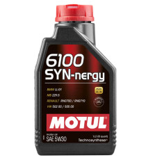Моторное масло MOTUL 6100 SYN-NERGY 5W30  (1 л.)
