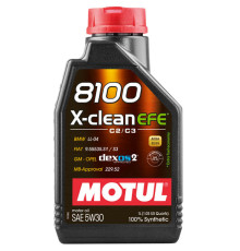 Моторное масло MOTUL 8100 X-clean EFE 5W30  (1 л.)