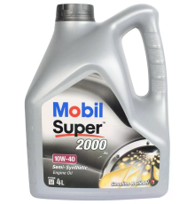 Моторное масло MOBIL Super 2000 X1 10W-40 4 л