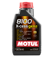 Моторное масло MOTUL 8100 X-cess GEN2 5W40  (1 л.)