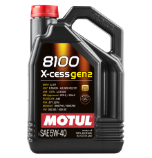 Моторное масло MOTUL 8100 X-cess GEN2 5W40 (5 л.)