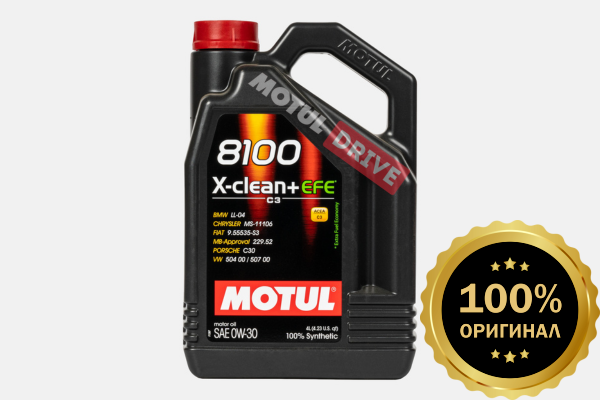 Motul 8100 X-Clean+ EFE 0W-30 4L