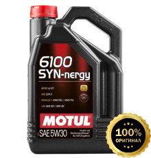 Моторное масло MOTUL 6100 SYN-NERGY 5W30  (4 л.)