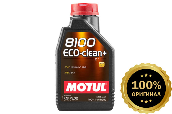 Моторное масло MOTUL 8100 ECO-Clean+ 5W30  (1 л.)