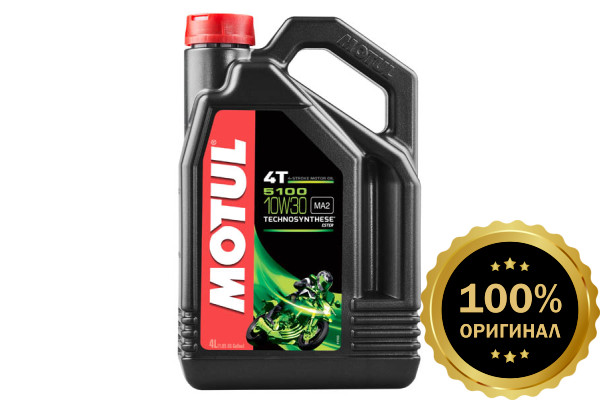 Моторное масло MOTUL 5100 4T SAE 10W30  (4 л.)