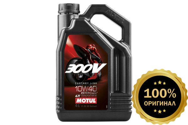 Моторное масло 300 V 4T FL Road Racing SAE  10W40  (4 л.)