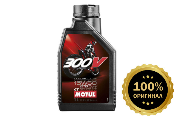 Моторное масло MOTUL 300 V 4T Off Road SAE  15W60  (1 л.)