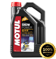 Моторное масло MOTUL Snowpower 4T 0W40  (4 л.)