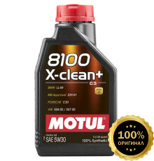 Моторное масло MOTUL 8100 X-clean+ 5W30  (1 л.)