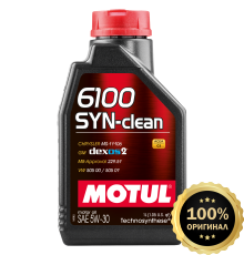 Моторное масло MOTUL 6100 SYN-clean 5W30 (1 л.)